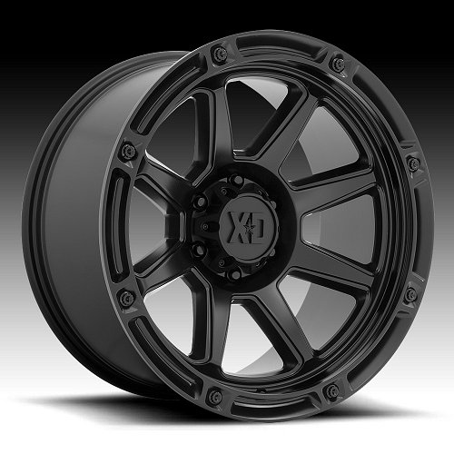 XD Series XD863 Titan Satin Black Custom Truck Wheels Rims 1